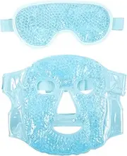 Ice Cold Therapy Mask Set Gel Eye Mask for Face Pvc Material for Birthday Christmas Festival