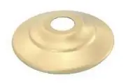 B&P Lamp 6" Dia. Brass Vase Cap, Sat. Brass Finish