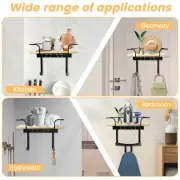 Iron Holder Wall Mounted Ironing Board Wall Hanger Adjustable Iron Board tyvRI