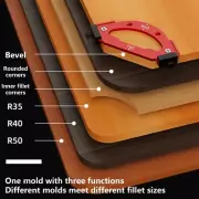 Woodworking Round Corner Radius Templates Woodworking Inside Outside Corner