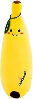Kids Pillows Plush Banana，Cute Soft Comfortable Hugging Pillow Birthday Gifts for Kids.1 Piece Yellow (19.7inch)