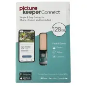 Picture Keeper Connect 128GB Photo Backup Flash Drive - Lightning and USB-C