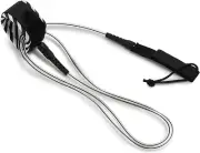 Surf Leash Surfing Surfboard Leash Smooth Steel Swivel Surfing Leg Rope Paddl...