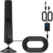 Sarini TV-Antenne,1080P 4K HD Digital-TV-Antenne,verstärkte HD-Digital-TV-Antenne,Kanäle mit 50-Reichweite,Signalverstärker,universelle Hochleistungsantenne für den Innen- und Außenbereich