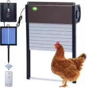 Huabor V9 Solar Powered Automatic Roller Chicken Coop Shutter Door Opener - NEW