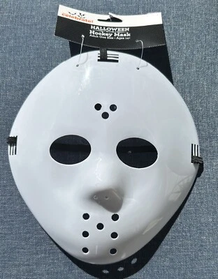 Halloween Friday The 13th White Hockey Mask Costume Jason Voorhees Horror New