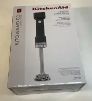 New KitchenAid Go Cordless Hand Blender Matte Black KHBRV71BM Variable Speed