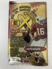 1999 Skybox EX Century Football Factory Sealed Individual Packs (1)