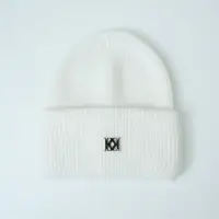 在飛比找誠品線上優惠-KAI KAI "ReBorn" 兔毛螺紋針織毛線帽 (白色
