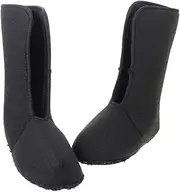 BIUDECO 1 Pair Warm Snow Boots Heated Socks for Men Snow Boots for Men Boot Socks for Women Ski Socks Snow Boots Winter Socks Warm Socks for Women Men's Snow Boots Oxford Cloth Black