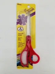 Allary Gift Wrapping 8-inch Pink Color Stainless Steel Scissors