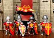 Playmobil Knights Byzantines Crusades Custom Made - Byzantine Scutatoi Soldiers!