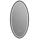 BWE 18 in W 35in H Oval Frameless Anti-Fog LED Light Wall Bathroom Vanity Mirror