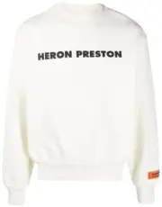HERON PRESTON THIS IS NOT LOGO SWEATSHIRT MEN PULLOVER HMBA020S23JER0070110