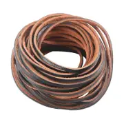 CDY 3mm Wide Flat Genuine Leather Strip Cord 6Yards Braiding String Very Suit...