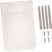 ERINGOGO 2Pcs Nail Display Plate Acrylic Nail Color Board for Salon Use and Practice Lightweight Transparent Tip Display for Nail Art Students and Professionals