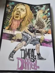 12"x18" dimebag darrell pantera Original Art By Alex Riegel discounted