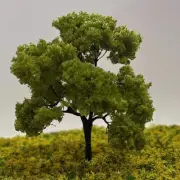 4PC HO/OO Scale Miniatures Lot Garden Trees Autumn Green Plants Railway Scenery
