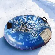 Snow Tube Thickened Snowflake Tubes for Sledding Portable Snow Sledding method