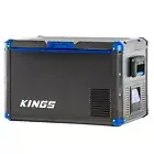 Kings Stayzcool 60L Portable Camping Fridge Freezer 12v/240v Caravan Car Cooler