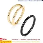 2PCS Surgical Steel Piercing Ring Hinged Sleeper Clicker Hoop Ear Nose Lip Jewel