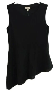 Phase Eight Aleesha Asymmetric Top Black Size UK 8 REF ##