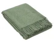 Brighton NZ Wool Throw Rug - Sage