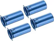 uxcell 9 pins Ceramic Vacuum Tube Socket Valve 53mm Aluminum Shield for 12AX7 12AU7 ECC83 ECC82 Tube,Blue Pack of 4