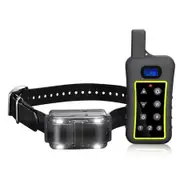 Dog Training Collar Rechargeable Pet Training Dog Shock Collars with Vibration/Beep/Light/Static/Anti-Bark Pet Trainer (for 1 Dog)