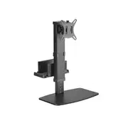 Brateck Vertical Lift Monitor Stand Thin Client Cpu Mount Fit 17 To 32