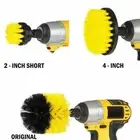 3Pcs Electric Drills Brush Tile Grout Power Scrubber Tub Cleaner Combo Sets
