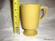 Lot of 36 El dorado pedestal coffee mug 8oz Carlisle Continental 8010 yellow