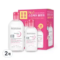 在飛比找Coupang 酷澎優惠-BIODERMA Sensibio H2O卸妝水組 500m