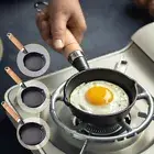 ~ 10/13/16 Cm Cast Iron Mini Skillet Non-Stick Small Frying Pan for Kitchen Home
