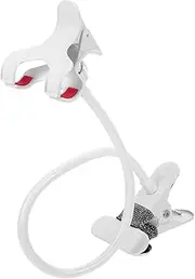 Adjustable Metal Desk Phone Holder Flexible Bedside Cell Phone Stand Bracket for Office Home