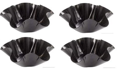 Tortilla Pan Set Non Stick Steel Taco Salad Bowl & Tortilla Shell Maker 4PACK