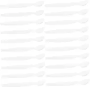 FRCOLOR 20pcs Face Cream Eye Cream Spoon Mini Spatula Trowel Under Eye Cream Facial Spatula Face Spatula Makeup Spatula Tool Spatula Makeup Face Cream Spatula White Cosmetic Lotion Pp