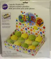 Wilton Circles Celebrate Cupcake Display Box 415-1688 NEW 3"x12"9"