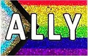 [COLORFUL BLING] LGBTQ Pride Brooch Rainbow Ally Progress Glitter Lapel Pin Gay Lesbian Trans Brooch