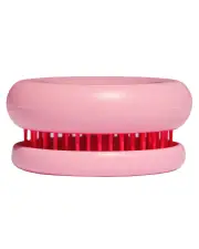Stefan Round Mirror Detangle Brush, Pink