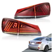 VLAND Led Tail lights Compatible with Base Sedan Lexus IS250 IS300 2006-2012