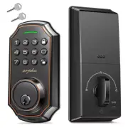 Keyless Entry Smart Door Lock Anti Peeping Digital Password Keypad Deadbolt IP54
