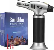 Butane Torch, Culinary Torch Refillable Kitchen Butane Torch Lighter with Safet