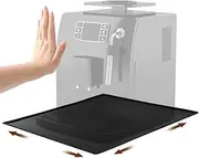 Coffee Machine Mat, 48 x 30 cm Silicone Mat, Coffee Machine, Non-Slip Waterproof Underlay, Fully Automatic Coffee Machine, Compatible with De'Longhi Magnifica, Philips, Siemens EQ6