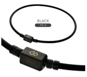 Colantotte x LABO TAO Basic Neo magnetic necklace L size 47cm (Black)