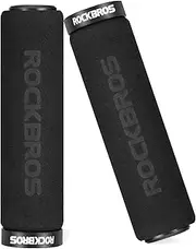 ROCKBROS Bike Grips Foam Single Lock on Bicycle Handle Bar Soft Comfortable Non-Slip Bike Handle Grips for BMX Mountain MTB