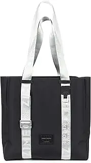 ZIMEGO Unisex Casual Gym Tote Bag - Two Tone Double Top Handle Everyday Totes