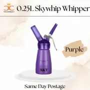 SKYWHIP Cream Whipper Cream Pure Chargers Whipped Dispenser 250ml Purple