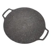 Universal 30cm Korean BBQ Plate Barbecue Grill Non Stick Circular Frying Pa YU