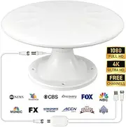 Bsadne Long Range RV TV Antenna Outdoor Digital HDTV Antenna, Amplifier Signal Booster 16ft Coaxial Cable - for Camper, RV Trailer Truck Caravan Boat